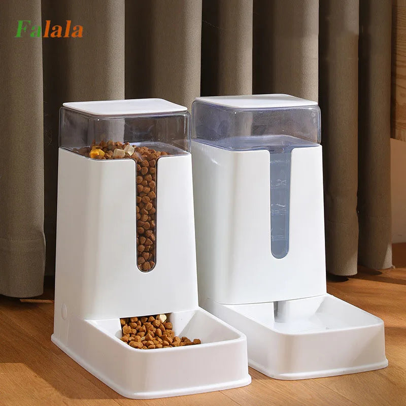 DISPENSER DE RACAO E ÁGUA PARA CÁES E GATOS