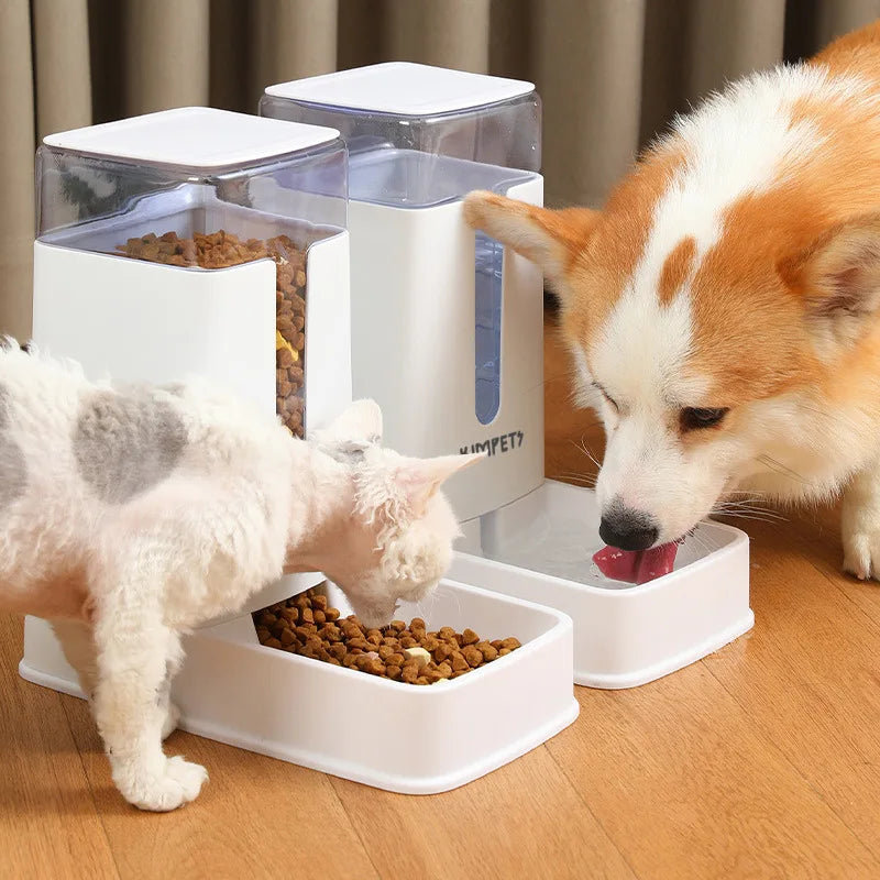 DISPENSER DE RACAO E ÁGUA PARA CÁES E GATOS